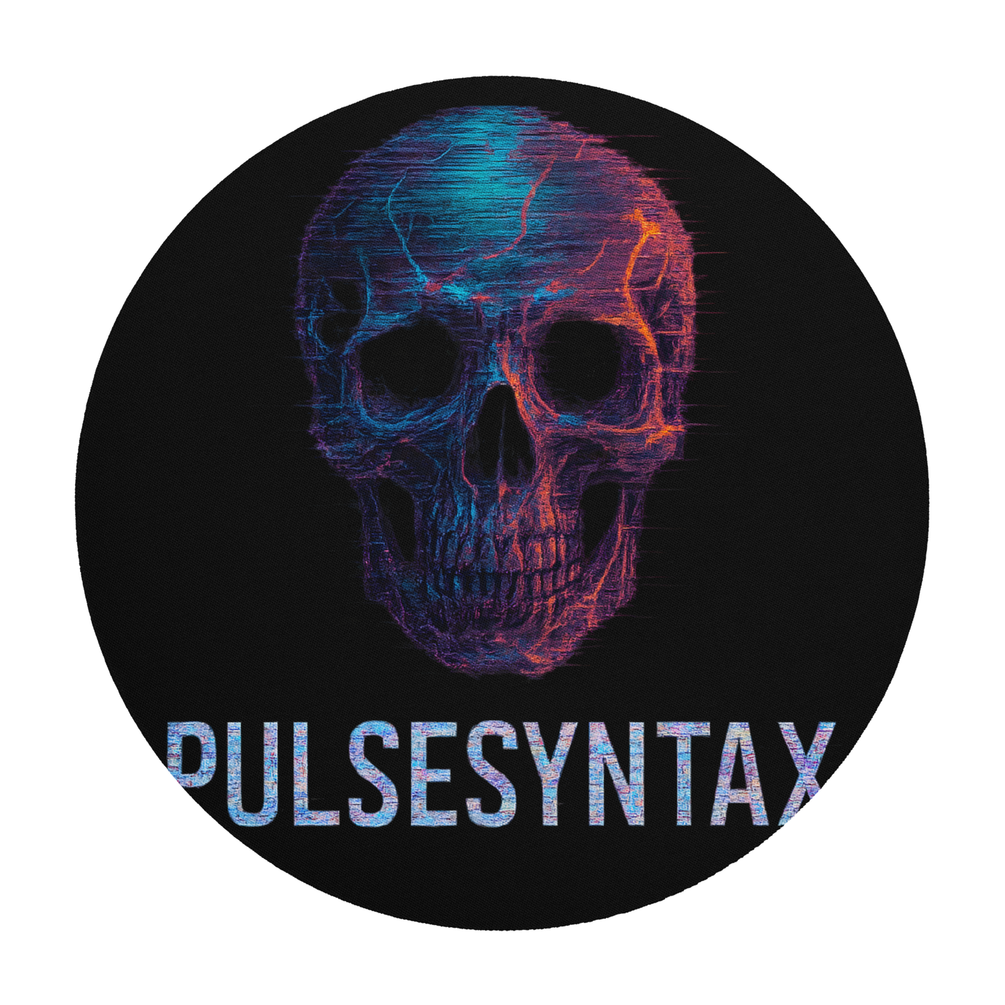 PulseSyntax - Round Mouse Pad