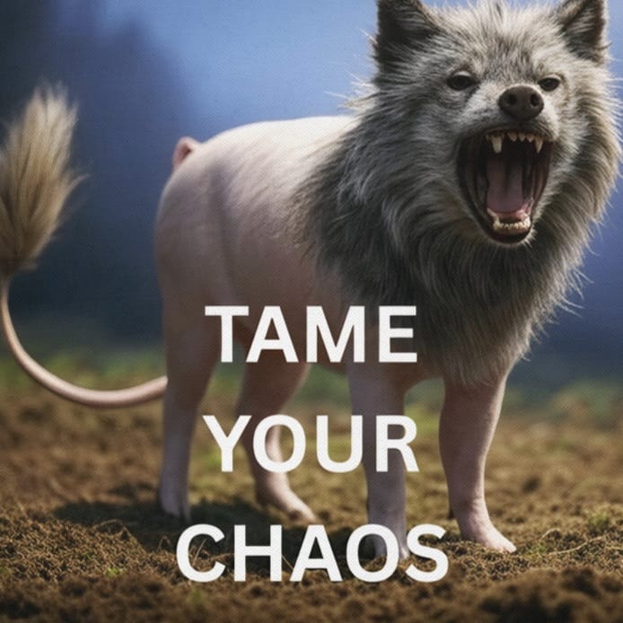 Tame Your Chaos - Canvas Art Print