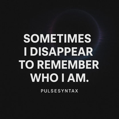 Disappear to Remember - Canvas Art Print